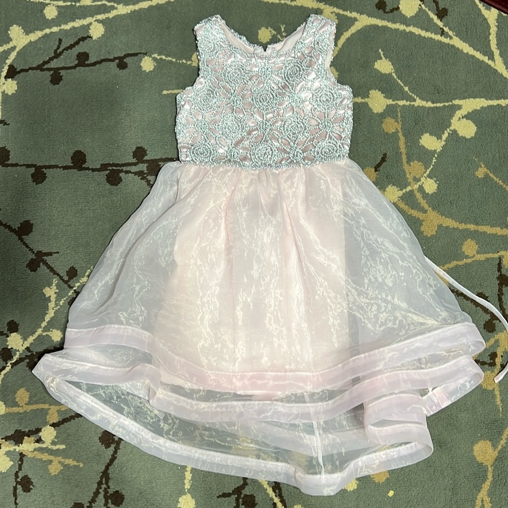 Size six little girls pink dress by speechless kids